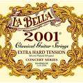Струни для класичної гітари La Bella 2001XH Silver Plated Extra Hard Tension