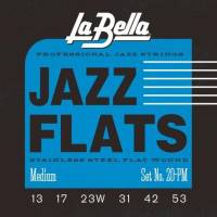 Струны для электрогитары La Bella 20PM Jazz Flats Medium 13/53