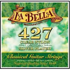 Струны для классической гитары La Bella 427 Pacesetter Elite Clear Nylon