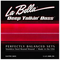 Струни для бас-гітари La Bella 760RM-B Flat Wound Stainless Steel 5-Strings 44/128