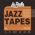 Струны для электрогитары La Bella 800L Black Nylon 12/56