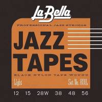 Струны для электрогитары La Bella 800L Black Nylon 12/56