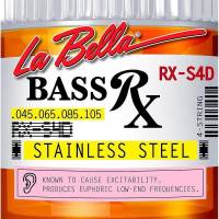 Струни для бас-гітари La Bella RX-S4D Stainless Steel 45/105