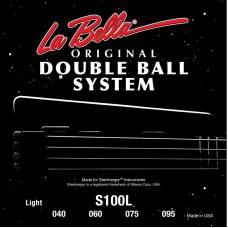 Струны для бас-гитары La Bella S100L Double Ball Steinberger Light 40/95
