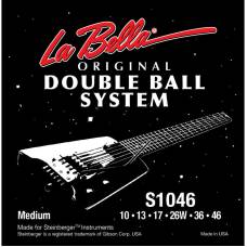 Струны для электрогитары La Bella S1046 Double Ball Steinberger Regular 10/46