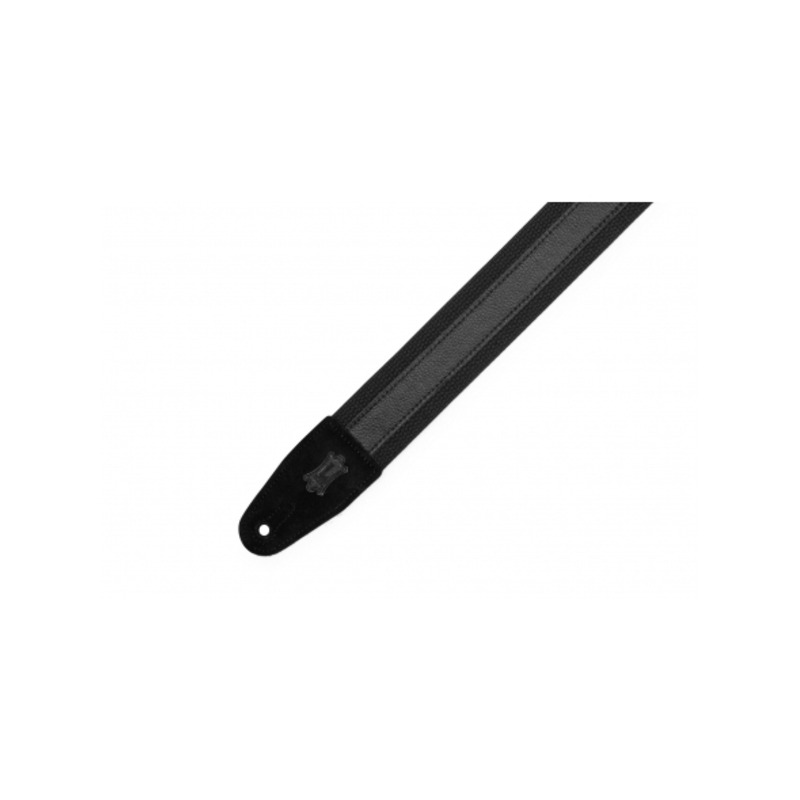 Ремінь для гітари Levy's MC2CG-BLK-BLK Cotton Combo Series (Black/Black)