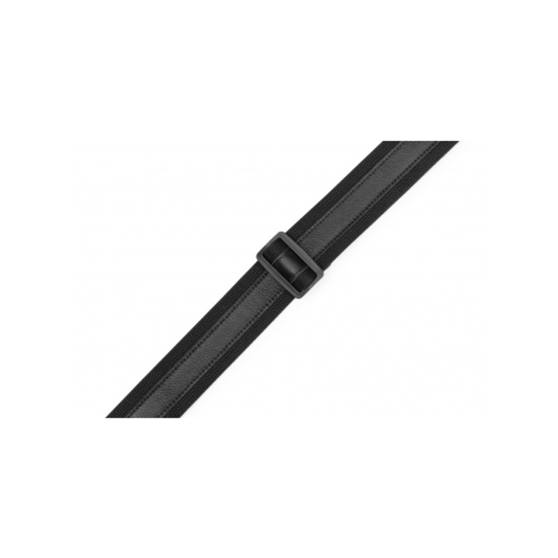 Ремінь для гітари Levy's MC2CG-BLK-BLK Cotton Combo Series (Black/Black)