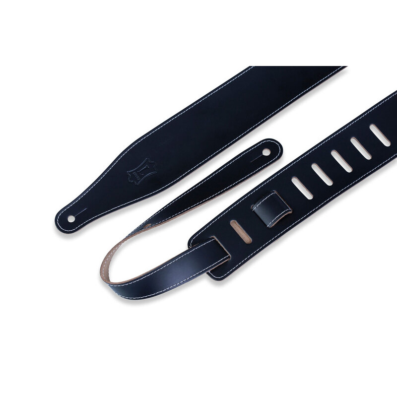 Ремень для гитары LEVY'S DM17-BLK TOP GRAIN SERIES GUITAR STRAP (Black)