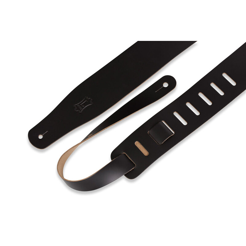 Ремень для гитары LEVY'S M26-BLK Streamline Leather Series (Black)