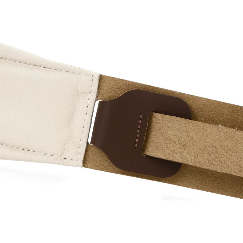 Ремень для гитары LEVY'S M26PD-BRN_CRM Amped Leather Series (Brown)