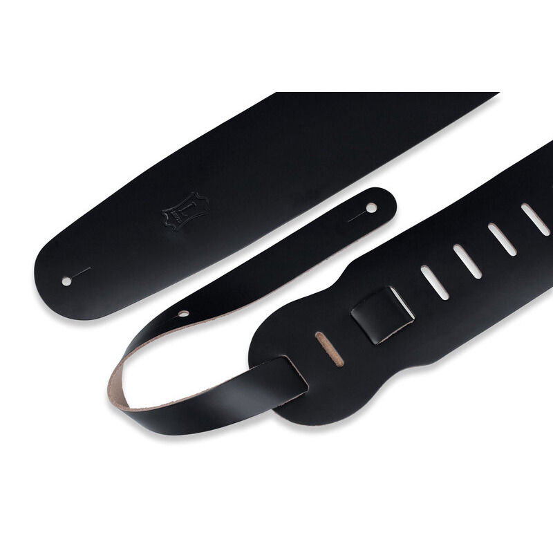 Ремінь для гітари LEVY'S M4-BLK Lead Leather Series (Black)