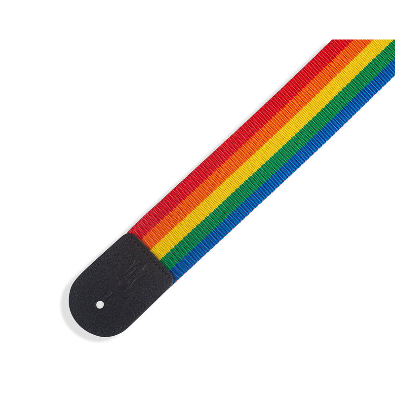 Ремень для гитары LEVY'S M8POLY-RNB Single Tone Solid Colored Poly Series (Rainbow)