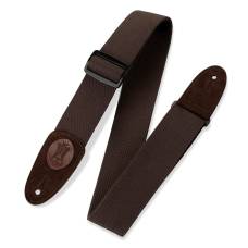Ремень для гитары Levy's MSSC8-BRN Cotton Guitar Strap Brown