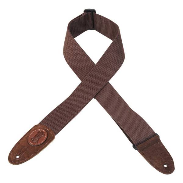 Ремінь для гітари Levy's MSSC8-BRN Cotton Guitar Strap Brown