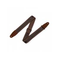 Ремень для гитары Levy's MC2CG-BRN-DBR Cotton Combo Series (Brown/Dark Brown)