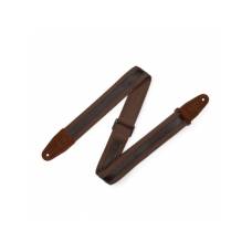 Ремень для гитары Levy's MC2CG-BRN-DBR Cotton Combo Series (Brown/Dark Brown)