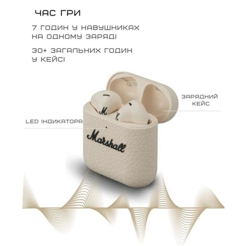 Навушники відкриті Marshall Minor IV Cream (1007875)