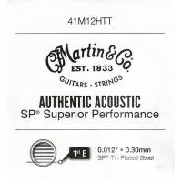 Струна Martin 41M12HTT Authentic Tin Plated Plain Steel .012