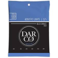 Струны для акустической гитары Martin D520 Darco 80/20 Bronze Light 12/54