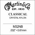 Струна Martin M32NB 2nd Nylon Ball End .032