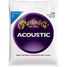 Струны для акустической гитары Martin M550 92/8 Phosphor Bronze Medium 13/56