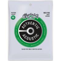 Струны для акустической гитары Martin MA170S Marquis Silked 80/20 Bronze Extra Light 10/47