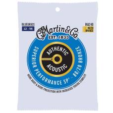 Струны для акустической гитары Martin MA240 80/20 Bronze Bluegrass 12/56