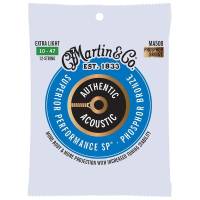 Струны для акустической гитары Martin MA500 92/8 Phosphor Bronze Extra Light 12 Strings 10/47