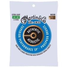 Струны для акустической гитары Martin MA500 92/8 Phosphor Bronze Extra Light 12 Strings 10/47