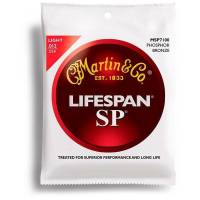 Струны для акустической гитары Martin MSP7100 SP Lifespan 92/8 Phosphor Bronze Light 12/54