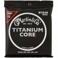 Струны для акустической гитары Martin MTCN160 Titanium Core Light 12/55