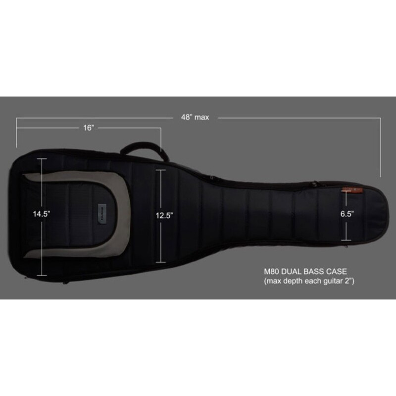 Чохол для бас-гітари MONO M80-2B-BLK DUAL
