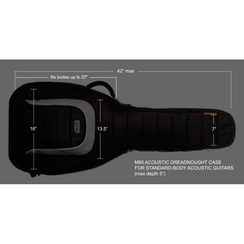 Чохол для акустичної гітари MONO M80-AD-BLK Dreadnought