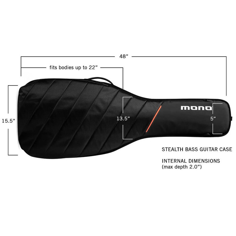 Чехол для бас-гитары MONO M80-STEB-BLK Stealth