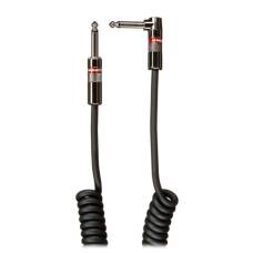 Кабель инструментальный Monster CLAS-I-21ACWW Coiled Cable Straight Jack - Angled Jack 6.4м.