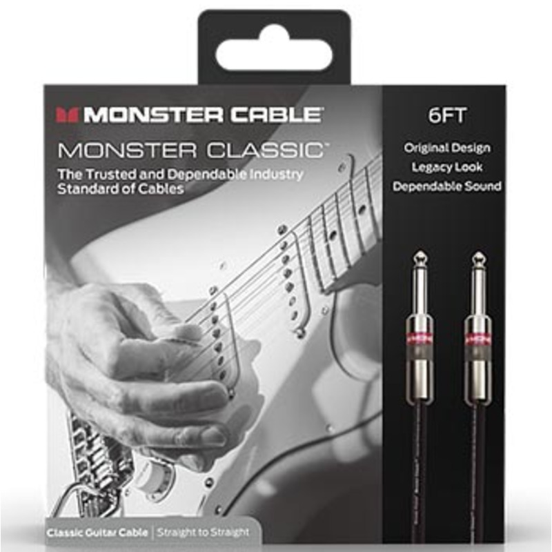 Інструментальний кабель Monster CLAS-I-6WW Jack-Jack 1.8м.