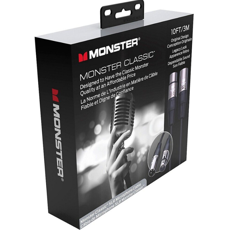 Мікрофонний кабель Monster CLAS-M-10WW XLR-XLR 3м.