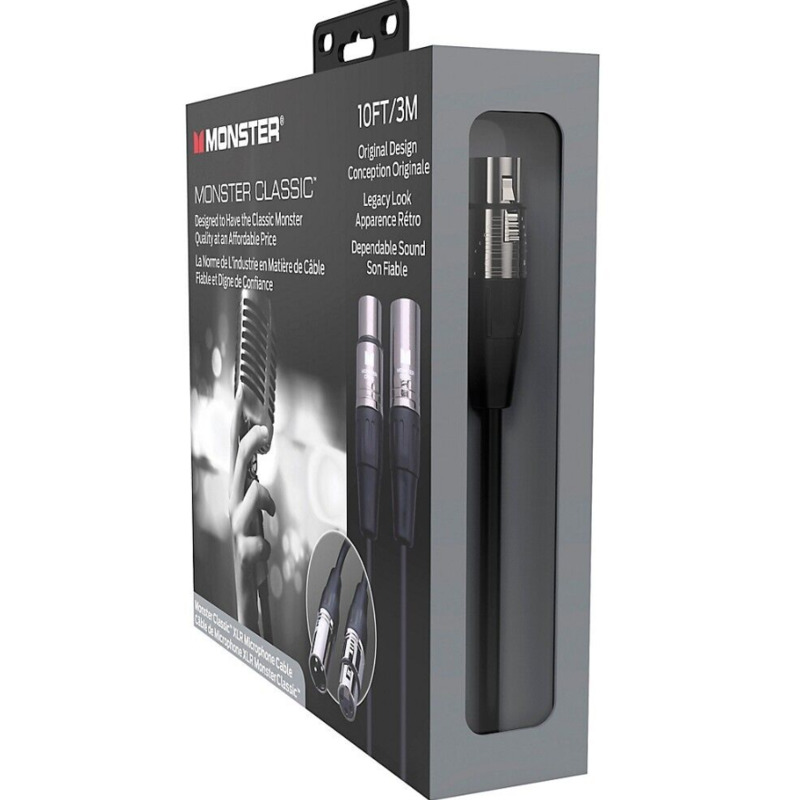 Мікрофонний кабель Monster CLAS-M-10WW XLR-XLR 3м.