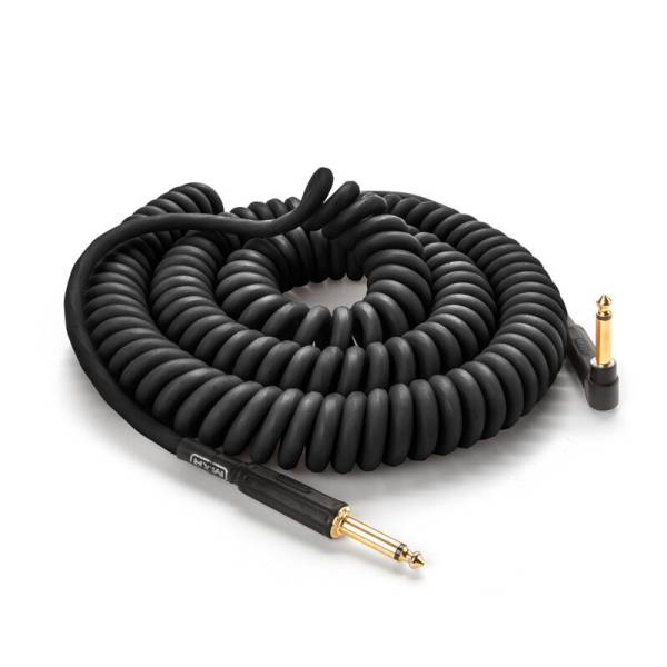 Кабель инструментальный MXR Coil Cable Black Right/Straight (9m)