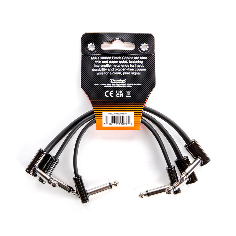Інструментальний кабель MXR 6 INCH RIBBON PATCH CABLE - 3 PACK