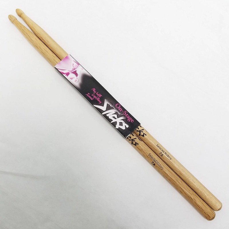 Барабанні палички On-Stage HW7A Hickory Drum Sticks