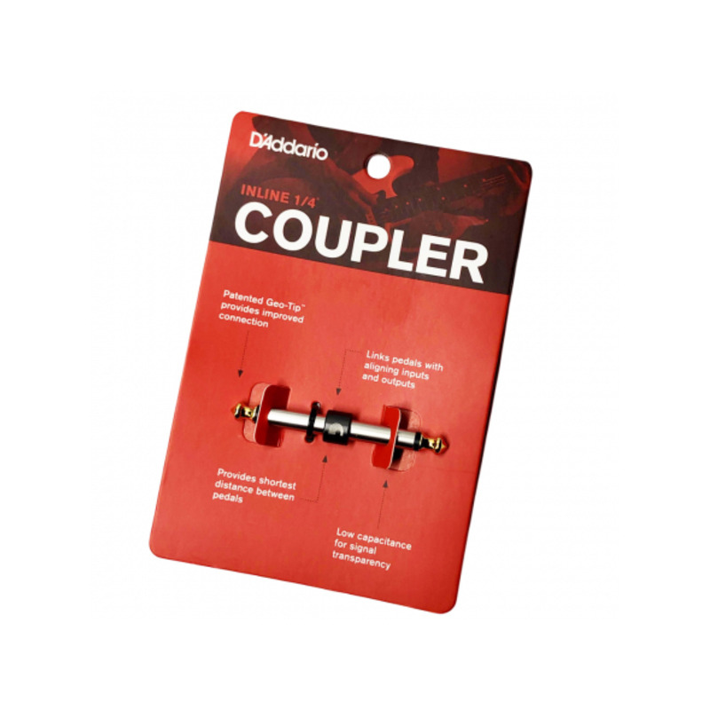 Перехідник Planet Waves PW-P047A Black 1/4" Jack Male - 1/4" Jack Male