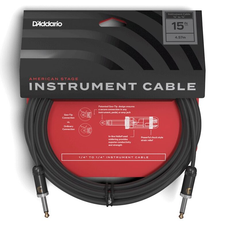 Інструментальний кабель D'ADDARIO PW-AMSG-15 American Stage (4.5m)