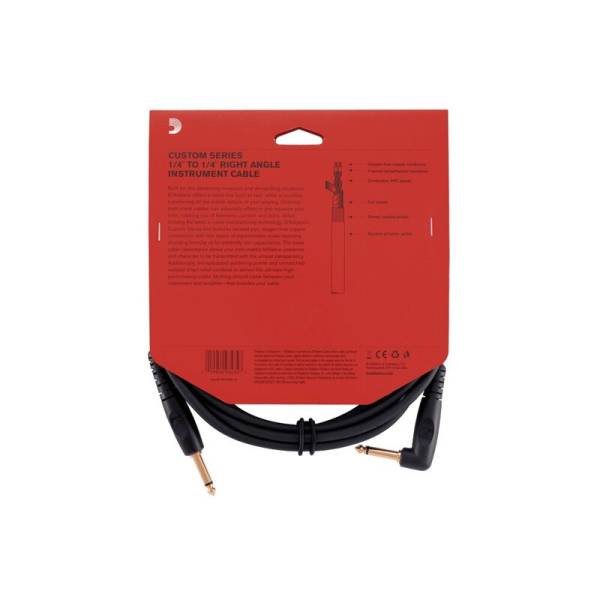 Кабель инструментальный D'ADDARIO PW-GRA-20 Custom Series Instrument Cable (6m)