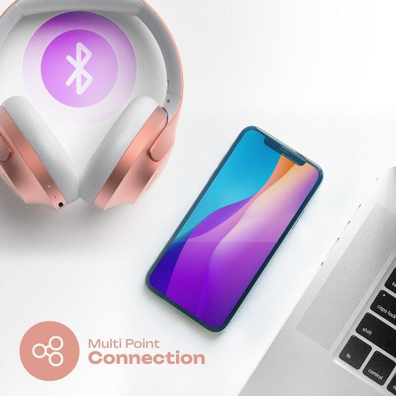 Наушники закрытые PowerLocus P3 ROSE GOLD