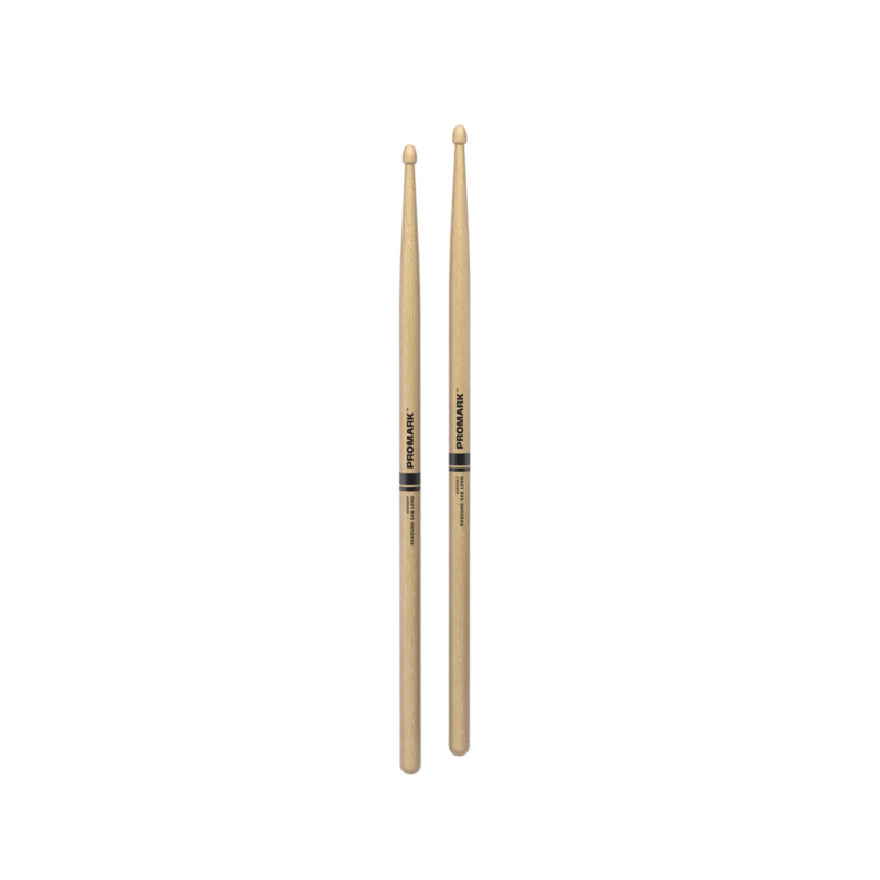 Барабанные палочки Promark REBOUND 5AB Long Lacquered Hickory Acorn Wood Tip
