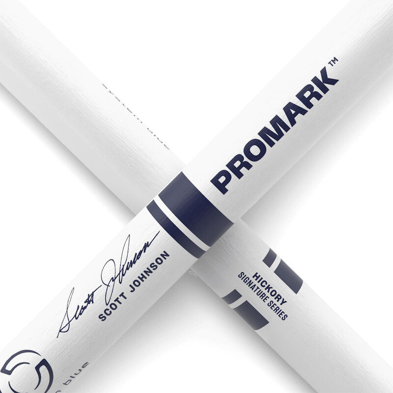 Барабанные палочки Promark Scott Johnson White