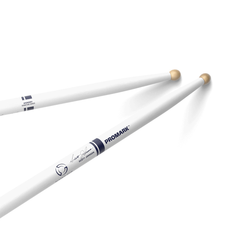 Барабанные палочки Promark Scott Johnson White