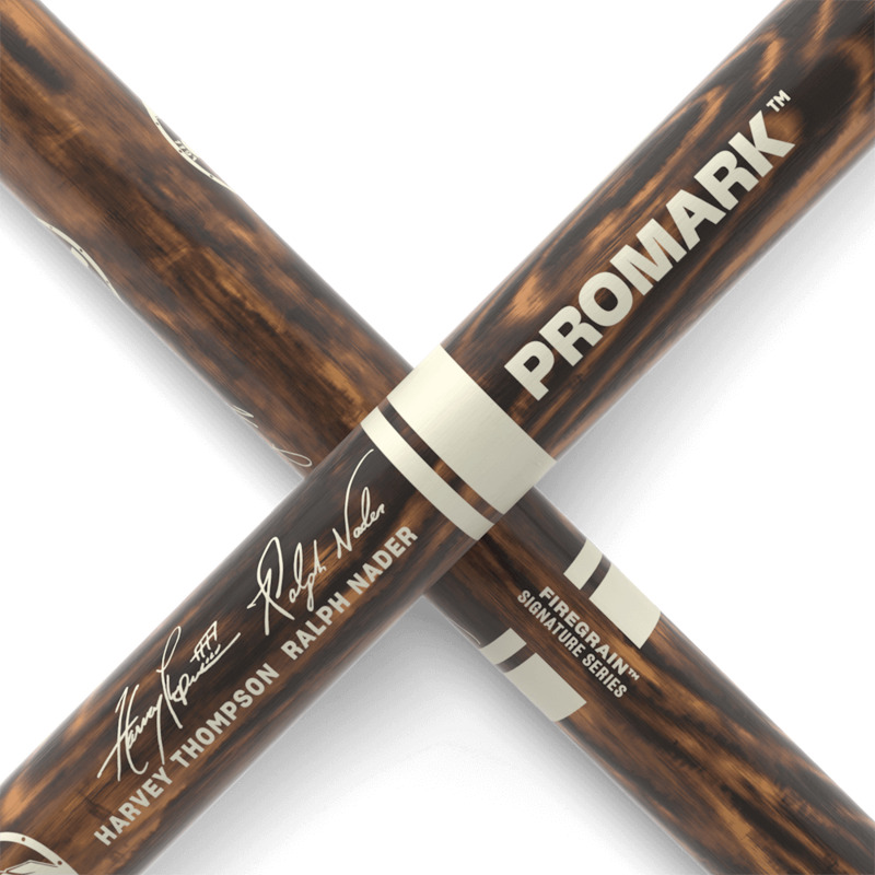 Барабанні палички Promark BYOS FireGrain Hickory Oval Wood Tip