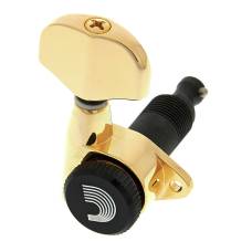 Колки D'ADDARIO PWAT-333L AUTO-TRIM TUNING MACHINES (3 Per side, Gold)